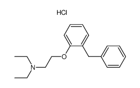 2-(2-benzylphenoxy)-N,N-diethylethanamine hydrochloride Structure