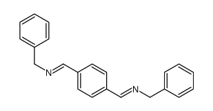 1,4-Phenylenebis(N-benzylmethanimine)结构式