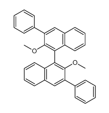 (S)-2,2'-二甲氧基-3,3'-二苯基-1,1'-联萘结构式