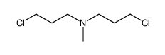 3-chloro-N-(3-chloropropyl)-N-methylpropan-1-amine结构式