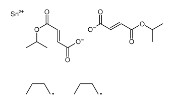 isopropyl (Z,Z)-9,9-dibutyl-2-methyl-4,7,11-trioxo-3,8,10-trioxa-9-stannatetradeca-5,12-dien-14-oate Structure