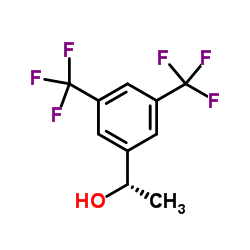 (S)-1-[3,5-二(三氟甲基)苯基]乙醇结构式