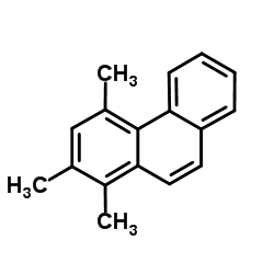 1,2,4-Trimethylphenanthrene结构式