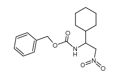 benzyl (1-cyclohexyl-2-nitroethyl)carbamate结构式