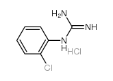 N-(2-氯苯基)胍盐酸盐结构式