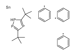 3,5-ditert-butyl-1H-1,2,4-triphosphole,triphenyltin结构式