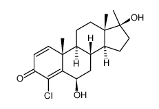 6β-Hydroxy-oral turinabol Structure