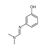 N'-(3-hydroxyphenyl)-N,N-dimethylformamidine Structure