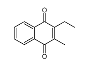 2-Ethyl-3-methyl-1,4-naphthoquinone结构式