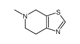5-甲基-4,5,6,7-四氢噻唑并[5,4-C]吡啶结构式