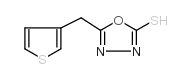 5-(3-噻吩甲基)-1,3,4-噁二唑-2-硫醇结构式