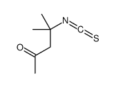 4-isothiocyanato-4-methylpentan-2-one结构式