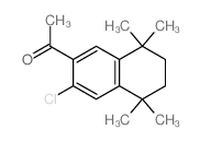 1-(3-chloro-5,5,8,8-tetramethyl-tetralin-2-yl)ethanone Structure