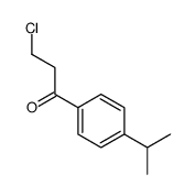 3-chloro-1-(4-propan-2-ylphenyl)propan-1-one Structure