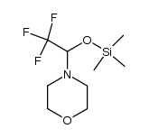4-[2,2,2-三氟-1-[(三甲基硅基)氧]乙基]吗啉结构式
