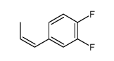 Benzene, 1,2-difluoro-4-(1E)-1-propenyl- (9CI)结构式