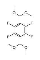 1,4-bis(dimethoxymethyl)-2,3,5,6-tetrafluorobenzene结构式