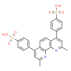 BATHOCUPROINE-4,4'-DISULFONIC ACID Structure