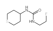Urea,N-(2-fluoroethyl)-N'-(tetrahydro-2H-thiopyran-4-yl)- Structure