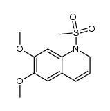 6,7-dimethoxy-1-(methylsulfonyl)-1,2-dihydroquinoline Structure