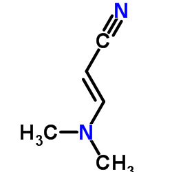 反式-3-(二甲氨基)丙烯腈结构式