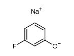 sodium m-fluoro phenoxide Structure