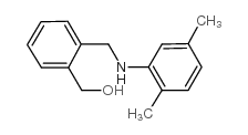 {2-[((2,5-二甲基-苯基氨基)-甲基]-苯基}-甲醇结构式