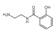 N-(2-氨基乙基)-2-羟基苯甲酰胺结构式
