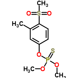 倍硫磷-砜结构式