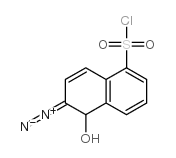 2-重氮-1-萘酚-5-磺酰氯结构式