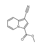methyl 1-cyanoindolizine-3-carboxylate Structure
