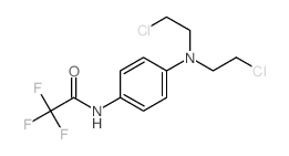 N-[4-[bis(2-chloroethyl)amino]phenyl]-2,2,2-trifluoro-acetamide Structure