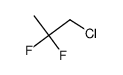 1-chloro-2,2-difluoropropane Structure