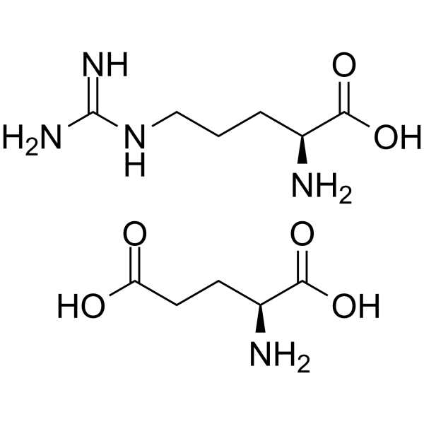 L-精氨酸-L-谷氨酸结构式