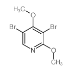 3,5-Dibromo-2,4-dimethoxypyridine Structure