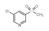 3-溴-5-(甲基磺酰)砒啶结构式