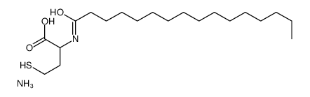 N-棕榈酰高半胱氨酸(铵盐)结构式