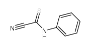 1-氰基硫代甲酰苯胺结构式