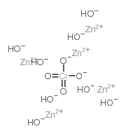 pentazinc chromate octahydroxide Structure