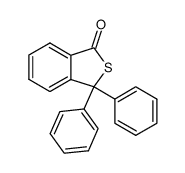 3,3-diphenyl-2-thiophthalide Structure