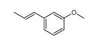 (E)-1-methoxy-3-(prop-1-en-1-yl)benzene Structure
