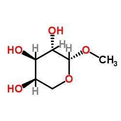 Methyl β-D-arabinopyranoside Structure