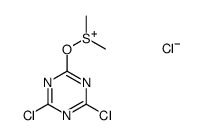 ((4,6-dichloro-1,3,5-triazin-2-yl)oxy)dimethylsulfonium chloride Structure