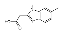 (9ci)-5-甲基-1H-苯并咪唑-2-乙酸结构式
