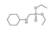 N-(diethoxyphosphorylmethyl)cyclohexanamine结构式