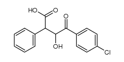 4-(4-chloro-phenyl)-3-hydroxy-4-oxo-2-phenyl-butyric acid结构式