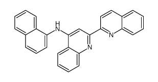 N-naphthalen-1-yl-2-quinolin-2-ylquinolin-4-amine Structure