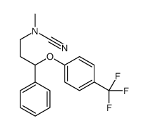 methyl-[3-phenyl-3-[4-(trifluoromethyl)phenoxy]propyl]cyanamide Structure