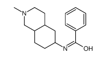 N-(2-methyl-3,4,4a,5,6,7,8,8a-octahydro-1H-isoquinolin-6-yl)benzamide结构式