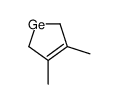 3,4-dimethyl-2,5-dihydro-1H-germole结构式